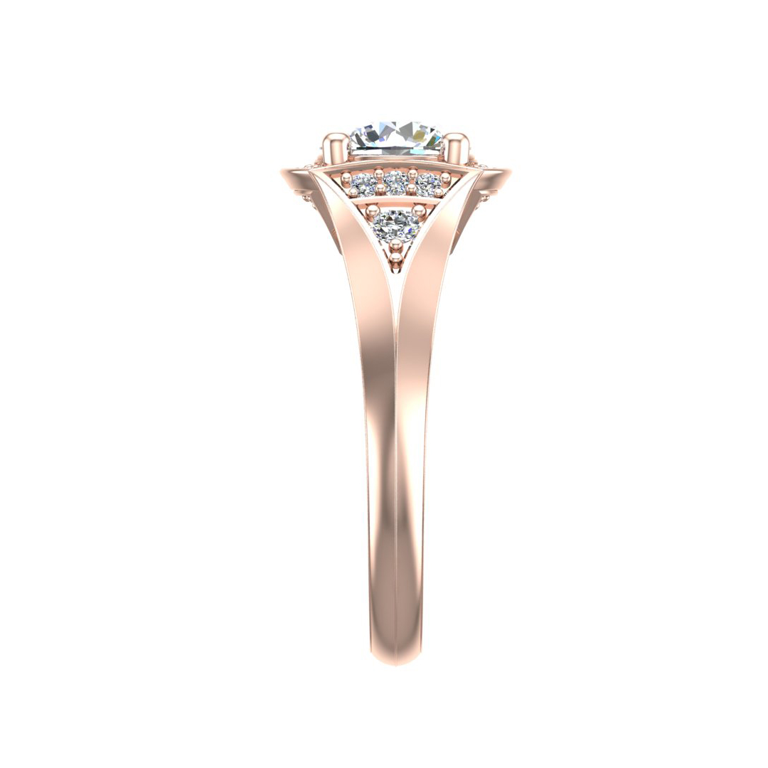 Aitana Halo Engagement Ring